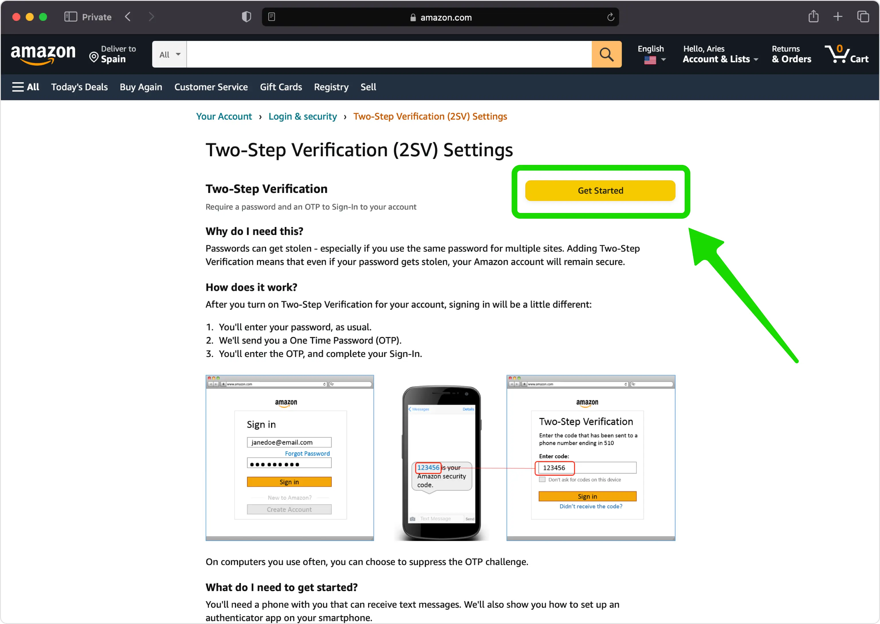 Click Get Started