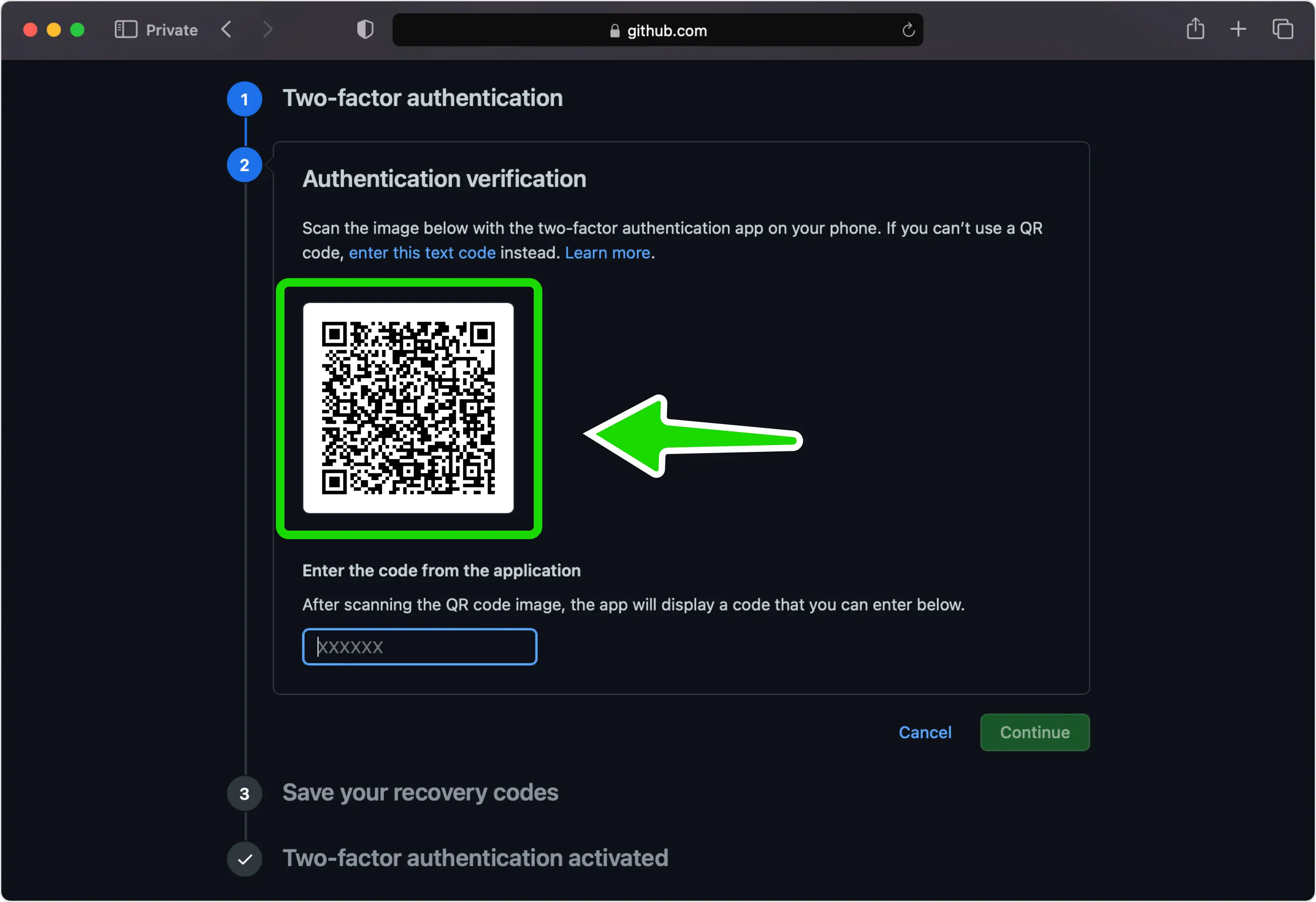 View the QR code on GitHub