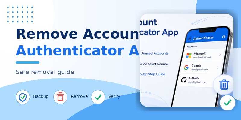 How to Remove Account from Authenticator App