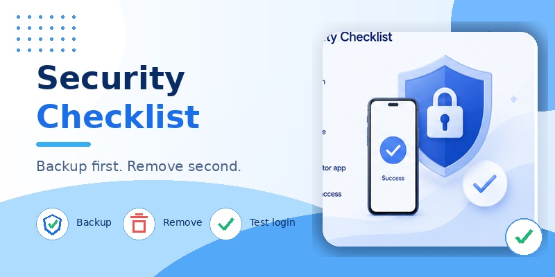 How to Remove Account from Authenticator App