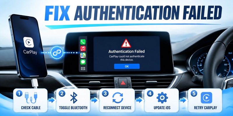 Apple Device Authentication Failed CarPlay