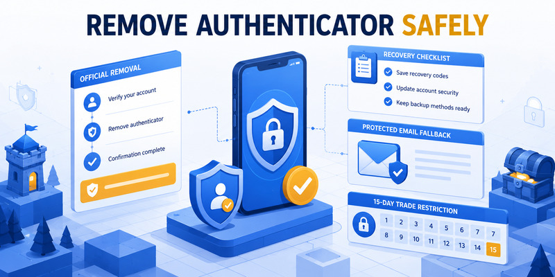 Disable Steam Authenticator Safely