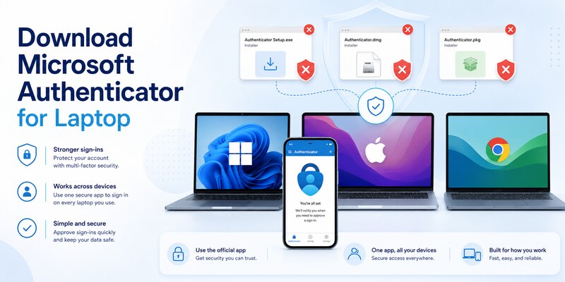 Download Microsoft Authenticator for Laptop