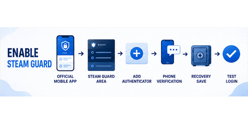 How to Enable Mobile Authenticator on Steam Safely