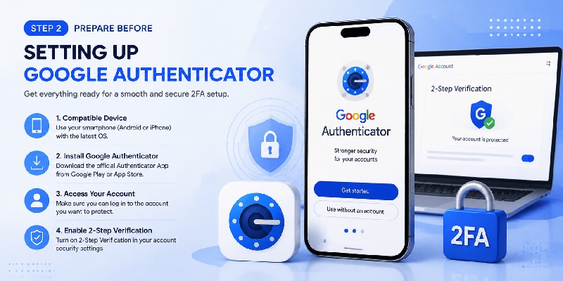 Setting Up Google Authenticator: Complete 2FA Setup Guide