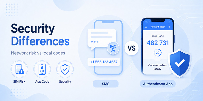 SMS vs Authenticator App