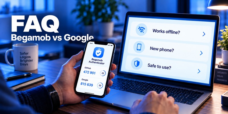 Begamob Authenticator vs Google Authenticator