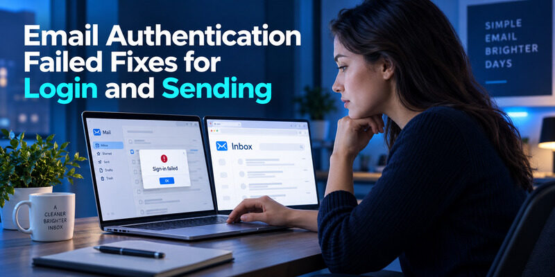 Email Authentication Failed Fixes for Login and Sending