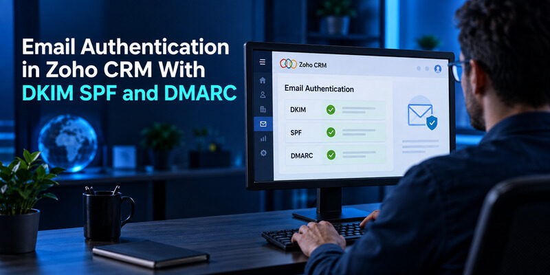 Email Authentication in Zoho CRM With DKIM SPF and DMARC