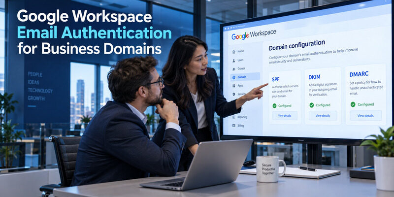Google Workspace Email Authentication for Business Domains