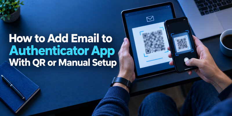 How to Add Email to Authenticator App With QR or Manual Setup
