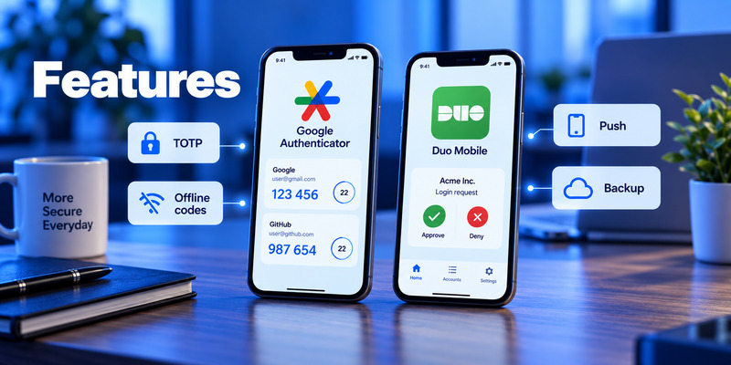 Google Authenticator vs Duo Mobile