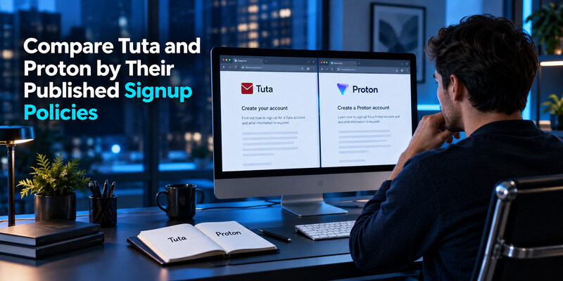 Email Account Without Verification Options and Privacy Tradeoffs