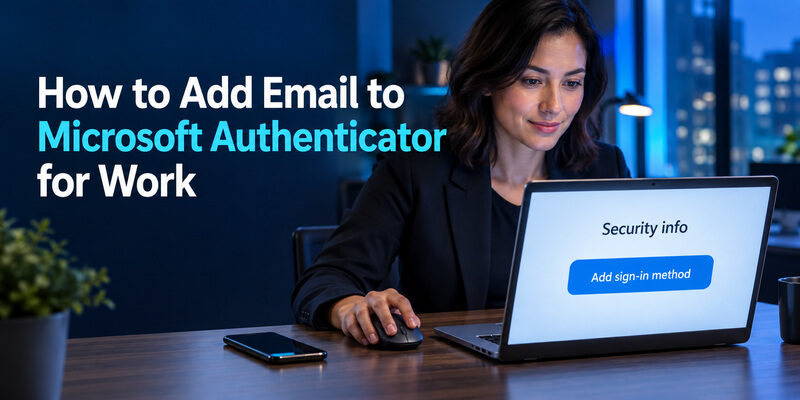 How to Add Email to Microsoft Authenticator