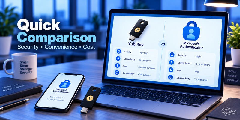 YubiKey vs Microsoft Authenticator